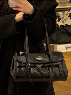Coach Bridget Flap Shoulder Bag with Bows